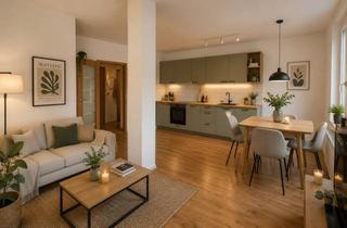 Wohnung mieten in 09212 Limbach-Oberfrohna, ***Tolle Vier-Zimmer-Maisonettewohnung mit Balkon, offener Küche & Stellplatz am Markt in Limbach***