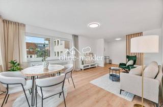 Wohnung kaufen in 71229 Leonberg, Provisionsfrei: Komplett sanierte 3-Zimmer-Wohnung mit 2 Balkonen & TG nahe Altstadt Leonberg