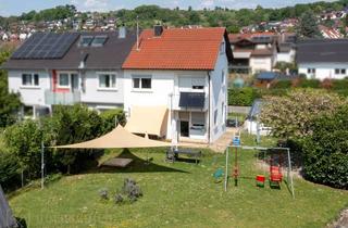 Doppelhaushälfte kaufen in 72827 Wannweil, RERSERVIERT ! Doppelhaushälfte mit großem Sonnengrundstück in familienfreundlicher Lage von Wannweil
