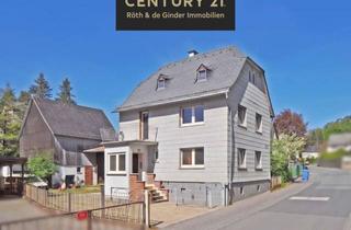 Haus kaufen in 35638 Leun, Fachwerkhaus mit Scheune, Garage & Garten – Potenzial auf großem Grundstück