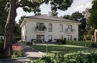 Doppelhaushälfte kaufen in 16356 Ahrensfelde, 1.716 € Rate mit KfW-Kredit! Frei geplante Neubau-Doppelhaushälfte inkl. Grundstück in Ahrensfelde