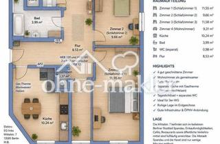 Wohnung mieten in Mittelstraße 7, 13585 Berlin, Mitarbeiterwohnung