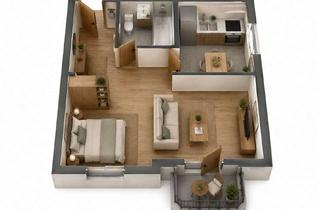 Wohnung kaufen in 74889 Sinsheim, Vermietete 1-Zimmerwohnung im DG mit Balkon!!!