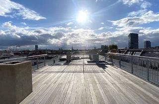Wohnung kaufen in 10245 Friedrichshain, ERSTBEZUG mitten im KIEZ | AUFDACHTERRASSE + WEST-LOGGIA | OFFENES STUDIO-APT. | MÖBLIERT | LIFT