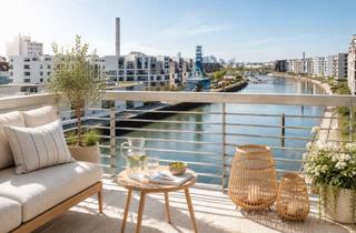 Wohnung kaufen in Am Hafendeck 6-8, 63067 Kaiserlei, Wohnen am Wasser | Exklusive Split-Level-Wohnung auf der Hafeninsel