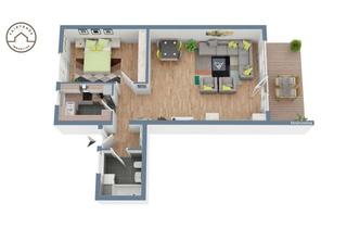 Wohnung kaufen in Silberbergstraße 52-56, 89520 Heidenheim, Moderne, sanierte 2,5-Zimmer-Wohnung mit Terrasse in Heidenheim-Mergelstetten