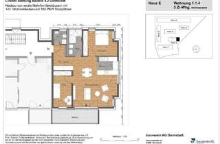 Wohnung mieten in Einsteinstraße 26, 64285 Darmstadt, Schicke 3-Zimmer-Wohnung mit großzügiger Loggia in der Lincoln-Siedlung.
