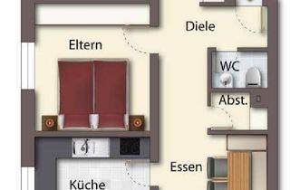 Wohnung mieten in 35764 Sinn, Moderne 3-Zimmer-Erdgeschosswohnung, zentral in Sinn ab 01.10.2026
