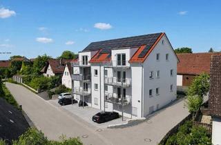 Wohnung kaufen in 86732 Oettingen, Oettingen - NEUBAU - 3-Zimmer-Eigentumswohnung mit KFZ-Stellplatz MODERN KOMFORTABEL EFFIZIENT
