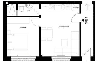 Wohnung kaufen in 47139 Duisburg, Duisburg - Schöne barrierefreie 2-Zimmer-Erdgeschosswohnung (Whg. 1)
