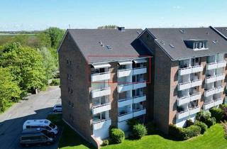 Wohnung kaufen in 25761 Büsum, Großzügige Eigentumswohnung mit Meerblick und drei Balkonen in unmittelbarer Nähe zur Familienlagune