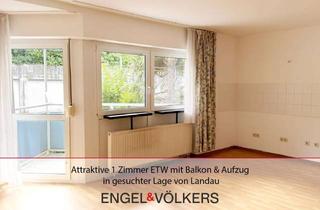 Wohnung kaufen in 76829 Landau, Attraktive 1 Zimmer ETW mit Balkon & Aufzug in gesuchter Lage von Landau!