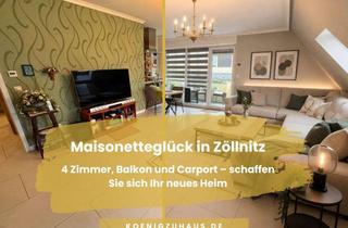 Wohnung kaufen in 07751 Zöllnitz, Helle Maisonettewohnung bei Jena – 4 Zimmer, Balkon und Carport