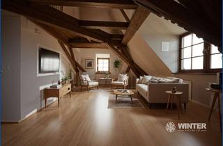 Wohnung kaufen in 89614 Öpfingen, Dachgeschoss-Maisonette mit Fachwerkcharme direkt an der Donau