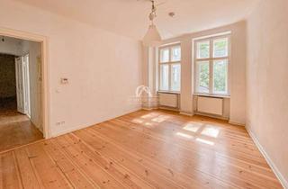 Wohnung kaufen in Greifswalder Straße 150, 10409 Prenzlauer Berg, SUPERINTERESSANTE UND KLASSISCH SCHÖNE ALTBAUWOHNUNG! RUHIG LAGE IM GARTENHAUS! PROVISIONSFREI!