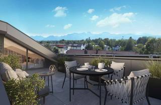 Wohnung kaufen in 83043 Bad Aibling, WE 10 - exklusive Dachgeschosswohnung mit Panoramablick