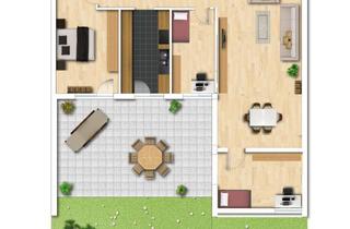 Wohnung mieten in 70825 Korntal-Münchingen, Repräsentative 4 Zi.-Wohnung mit extragroßem Südbalkon