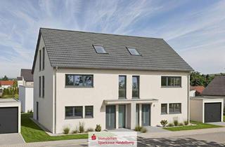 Doppelhaushälfte kaufen in 69226 Nußloch, Moderne Neubau-Doppelhaushälfte mit Keller und ca. 340 m² Grundstück