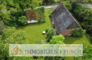 Haus kaufen in 27412 Breddorf, Historisches 200 Jahre altes Fachwerkhaus & Stallgebäude am idyllischen Mühlenbach in gutem Zustand