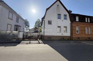 Doppelhaushälfte kaufen in 68229 Friedrichsfeld, Angebotsverfahren Doppelhaushälfte mit großem Potenzial in Mannheim-Friedrichsfeld