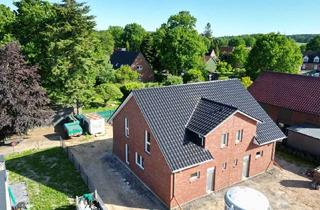 Doppelhaushälfte kaufen in 21726 Oldendorf, Moderne Neubau-Doppelhaushälfte mit PV, Smart Home & Wärmepumpe - Erstbezug in Oldendorf