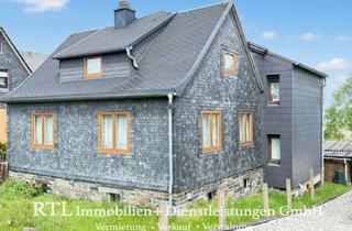 Haus kaufen in 07343 Wurzbach, Ein Haus mit Möglichkeiten – EFH mit Anbau und Blick ins Grüne (A1723)