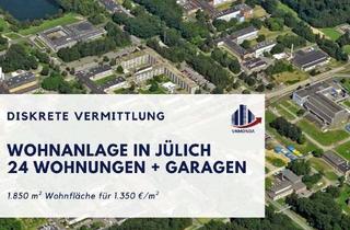 Anlageobjekt in 52428 Jülich, Solide Wohnanlage mit 24 Wohnungen und 12 Garagen