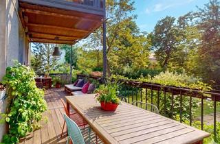 Wohnung kaufen in 12203 Lichterfelde, Stilvolle Bel-Étage-Altbauwohnung mit großem Privatgarten in Lichterfelde