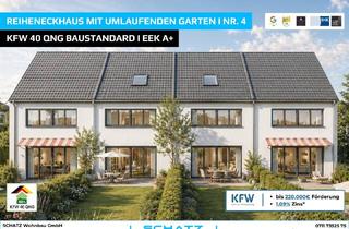 Haus kaufen in 70771 Leinfelden-Echterdingen, Reiheneckhaus mit umlaufenden Garten im KfW 40 QNG Standard I Haus Nr. 4