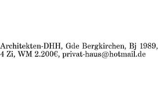 Haus mieten in 85232 Bergkirchen, Architekten-DHH