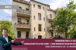 Wohnung kaufen in Oelßnerstraße 17 WE01, 04357 Leipzig, *freiwerdend zum 01.01.2027* 2-Raumwohnung mit Balkon und Garten in Leipzig-Mockau-Süd