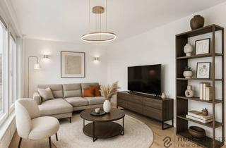 Wohnung kaufen in 47800 Bockum, Maisonette-Wohnung mit Balkon und TG-Platz in ruhigem 6-Parteienhaus