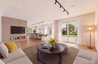 Wohnung kaufen in 81739 München, Wohnen wie im eigenen Haus - Luxus-Gartenwohnung mit 250m² Südgarten in moderner Stadtvilla