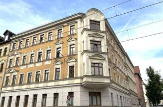 Wohnung kaufen in 04157 Gohlis-Mitte, Leipzig-Gohlis - Attraktive vermietete 3-Zimmer-Wohnung mit Loggia im denkmalgeschützten Altbau