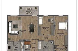Wohnung kaufen in 60599 Oberrad, Gepflegte 3-Zimmer-Wohnung in Frankfurt-Oberrad - Privatverkauf