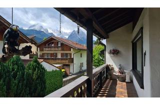 Wohnung kaufen in Achenfeldstraße 23, 82467 Garmisch-Partenkirchen, 3-Zimmer-Wohnung mit Garage, zwei Balkonen und Bergblick in Garmisch-Partenkirchen