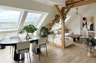 Wohnung mieten in 47803 Cracau, Moderne & lichtdurchflutete Dachgeschosswohnung in Krefeld – Nachmieter*in gesucht