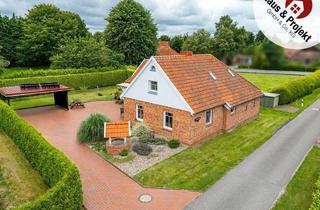 Haus kaufen in 26556 Utarp, Wohnen nahe Nordsee: Kernsaniertes 6-Zimmer-Haus mit Smart Home