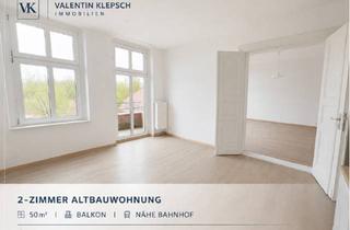 Wohnung mieten in Thilestraße, 15234 Lichtenberg, Helle 2-Zimmer-Altbauwohnung mit Balkon in Frankfurt (Oder)