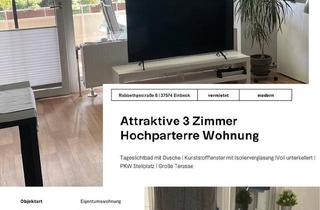 Wohnung kaufen in 37574 Einbeck, Einbeck - Attraktive 3 Zimmer Hochparterrewohnung