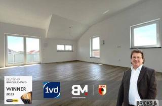 Wohnung kaufen in 86738 Deiningen, Deiningen - Exklusive, sonnendurchfluteten 4-Zimmer- Dachgeschosswohnung mit 2 Carport-Stellplätzen