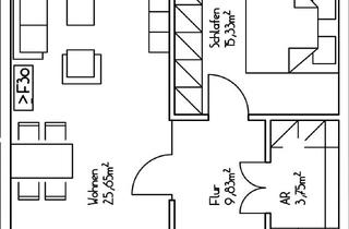 Wohnung mieten in Hohestr. 64, 47533 Kleve, Neuwertige 2-Zimmer-Wohnung mit Balkon in Kleve