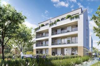 Wohnung mieten in Laudenbacher Straße 5a, 63825 Schöllkrippen, Erstbezug Neubau! Barrierefreie 3-ZKB mit großem Balkon am Bach, Aufzug & Möblierung – KfW 55