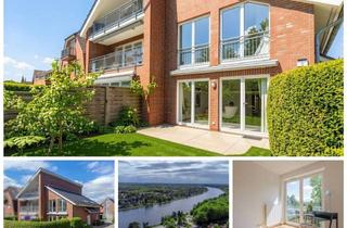 Haus kaufen in 24768 Rendsburg, Seltene Gelegenheit mit Blick auf den Nord-Ostsee-Kanal: Wohnung/Stadthaus über zwei Ebenen in RD