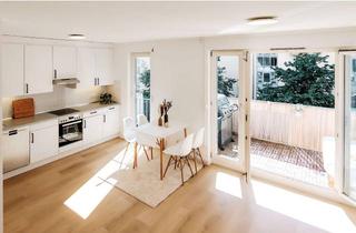 Wohnung kaufen in Marlene-Dietrich-Straße 33, 80636 Maxvorstadt, PROVISIONSFREI: Lichtdurchflutete 2-Zimmer-Wohnung mit zwei Balkonen im Arnulfpark (Maxvorstadt)