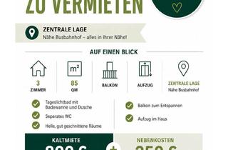Wohnung mieten in Thomas Mann Straße 34, 42929 Wermelskirchen, Im Herzen von Wermelskirchen