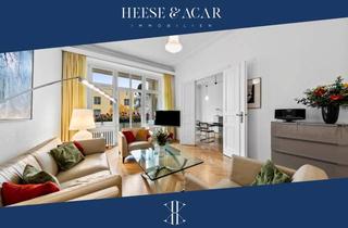 Wohnung kaufen in Straße 70, 10587 Charlottenburg, Modernisierter Altbau mit Sonnenloggia & Stuck-Details in ruhiger Nebenstraße - Fahrstuhl vorhanden