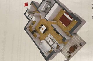 Wohnung mieten in 45731 Waltrop, Moderne 2-Zimmer-EG-Wohnung, gehobene Ausstattung, Terrasse und Garten in Waltrop