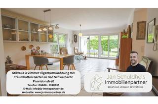 Wohnung kaufen in 65307 Bad Schwalbach, Stilvolle 3-Zimmer-Eigentumswohnung mit traumhaften Garten, Provisionsfrei!