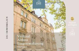 Wohnung kaufen in 70180 Süd, zentral & historisch - charmante & komfortable Altbauwohnung